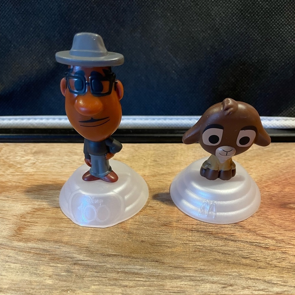 McDonalds Disney 100 toys - Joe Gardner and Valentino